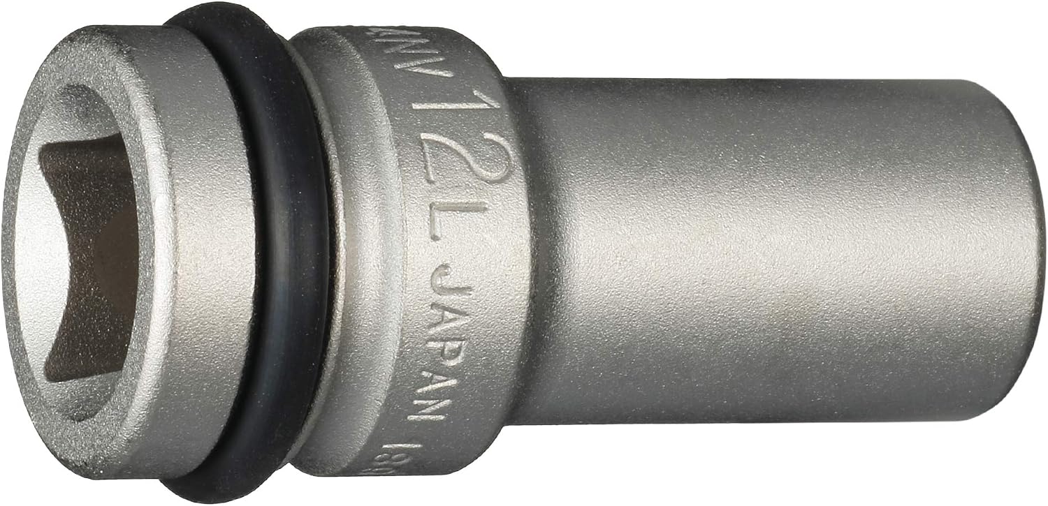 Thumbnail 1 de トネ(TONE) HP4NV-12L インパクト用ロングソケット 12mm・差込角12.7mm