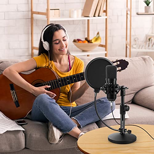 Thumbnail 7 de BILIONE Upgraded Desktop Microphone Stand – All-in-One Studio Kit