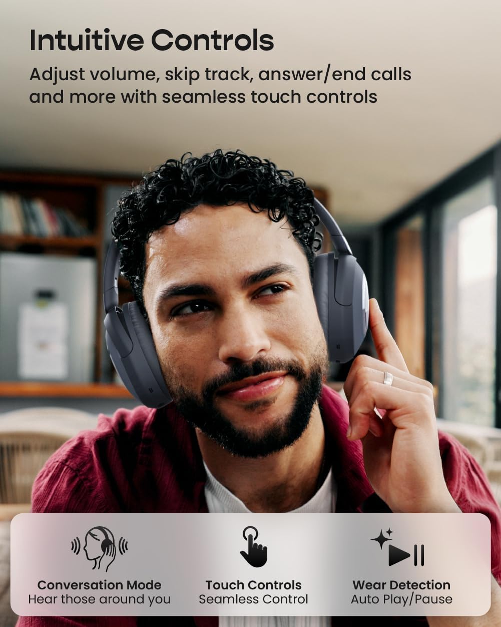 Thumbnail 6 de Cleer Noise-Canceling Bluetooth Headphones, Alpha