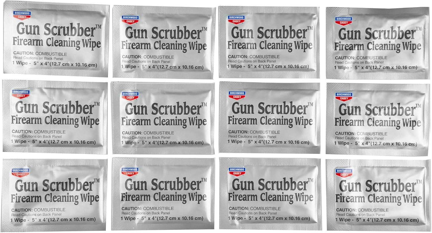Detalle de Birchwood Casey firearm cleaning wipes, 12-pack