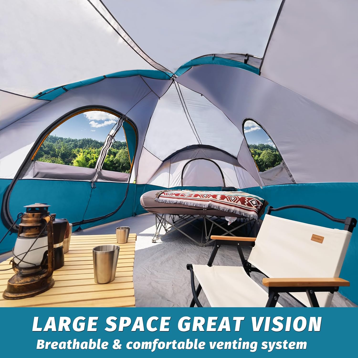 Detalle 2 de UNP Camping Tent 10-person