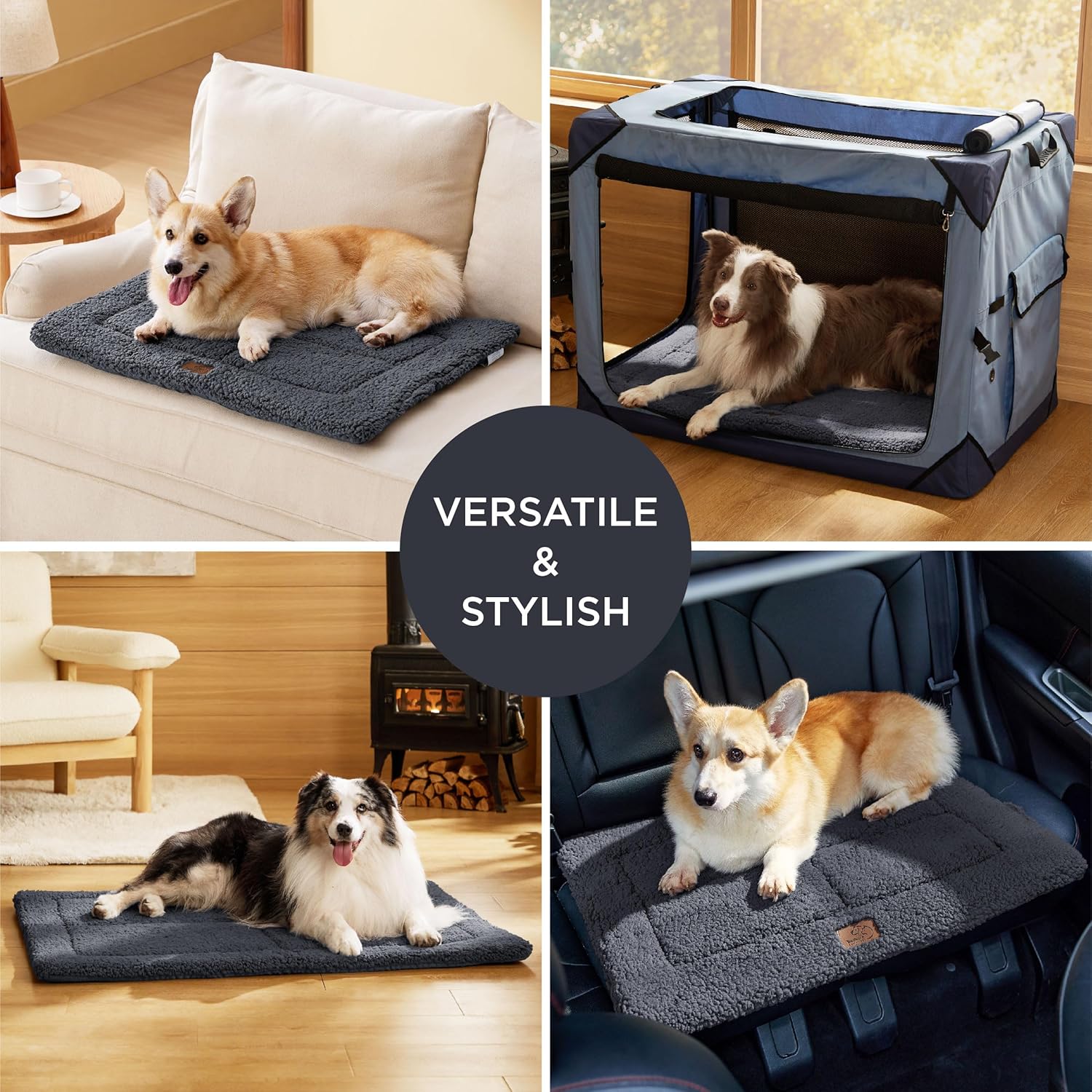 Thumbnail 5 de Bedsure Medium Dog Bed Mat 74x53 cm