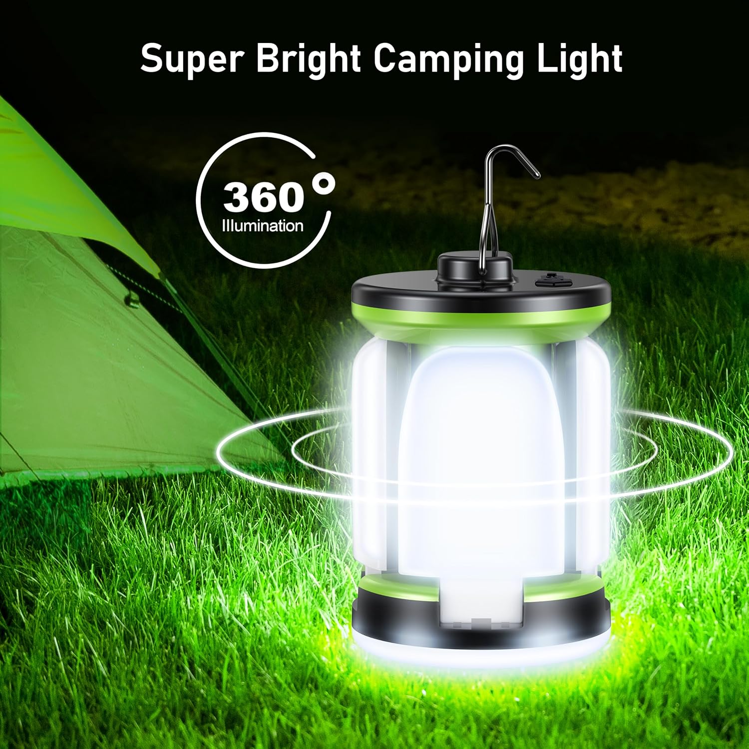 Detalle 2 de Blukar Lámpara Camping 360° 3600 mAh