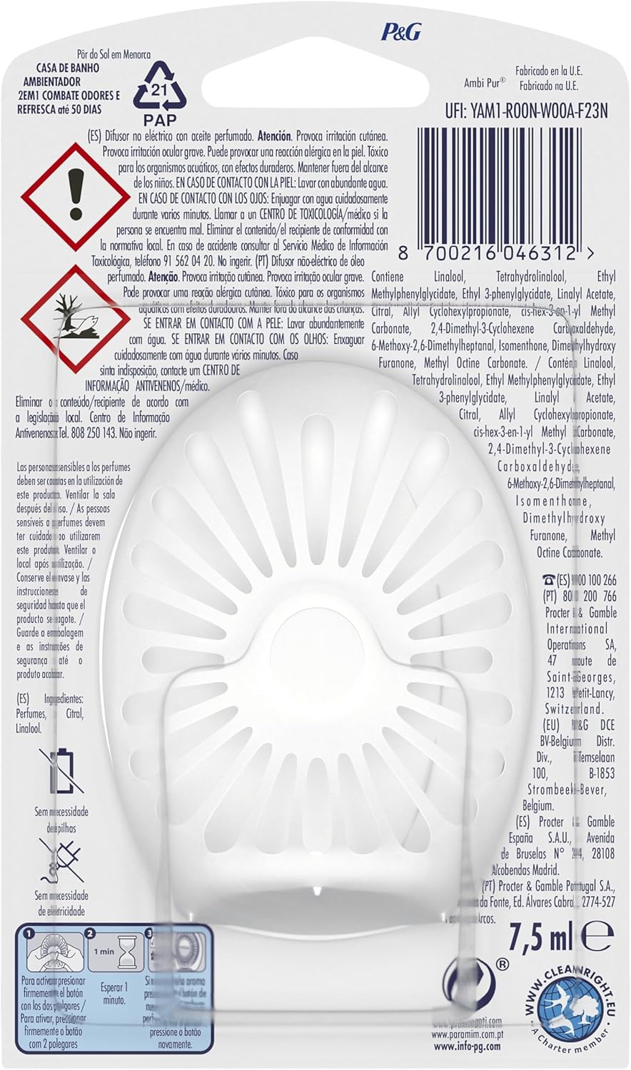 Thumbnail 5 de Ambipur Ambiente Baño Atardecer en Menorca, Pack 8 🏡