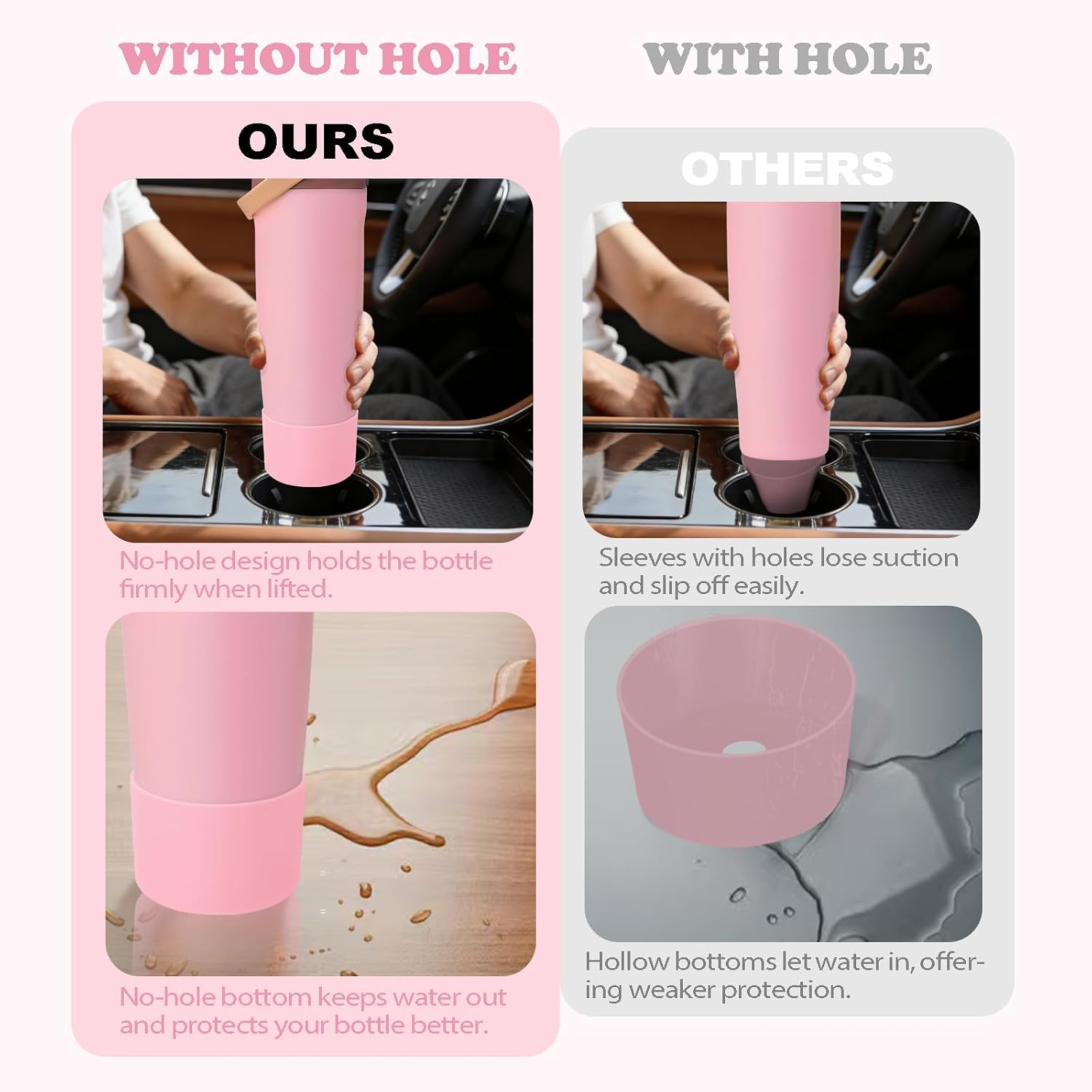 Thumbnail 6 de Kaitiaki OWSB1201 Silicone Boot for Owala Bottles, Kickflip Pink