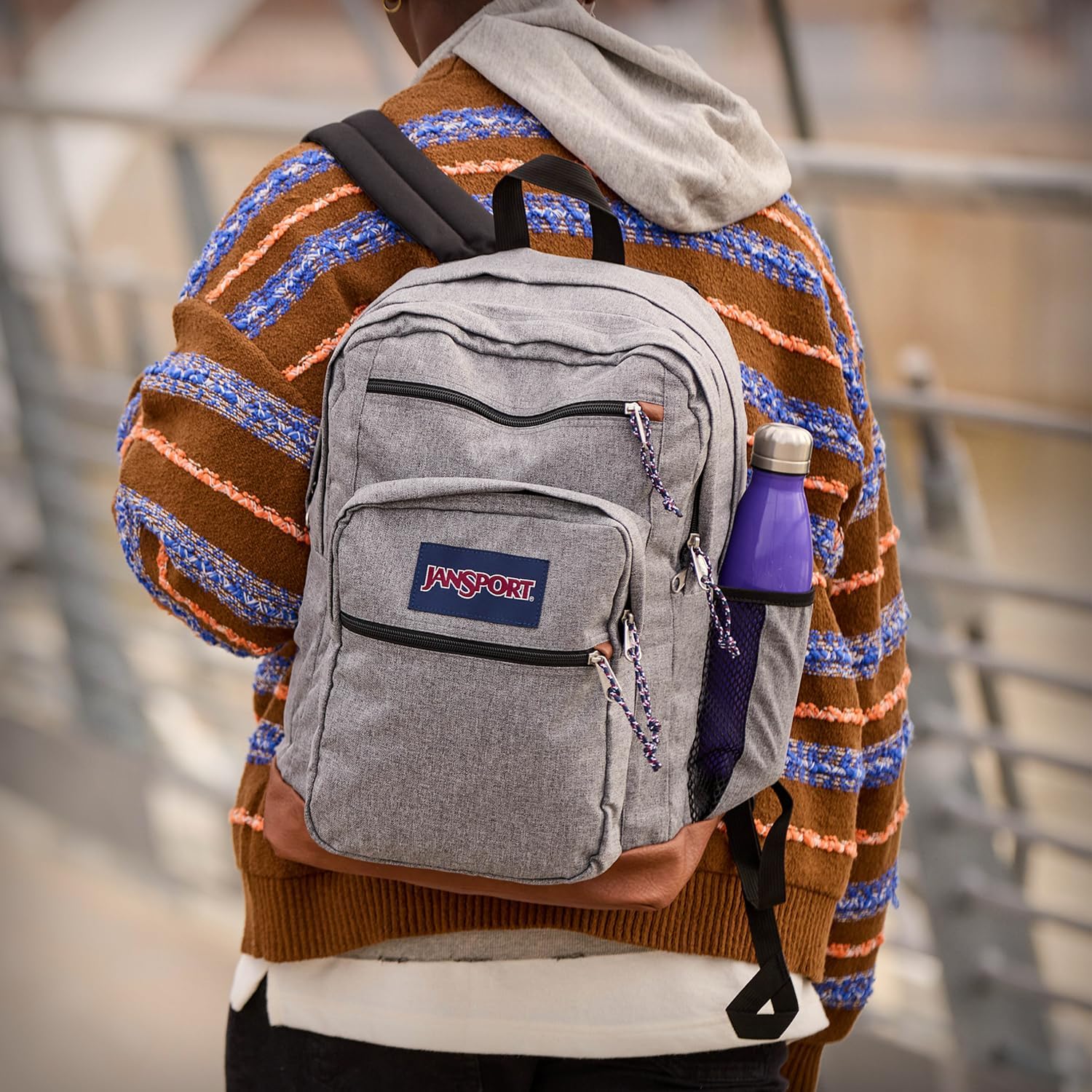 Thumbnail 6 de JanSport Cool Backpack with 15-Inch Laptop Sleeve (Large) – Ergonomic, Durable, Classic Black