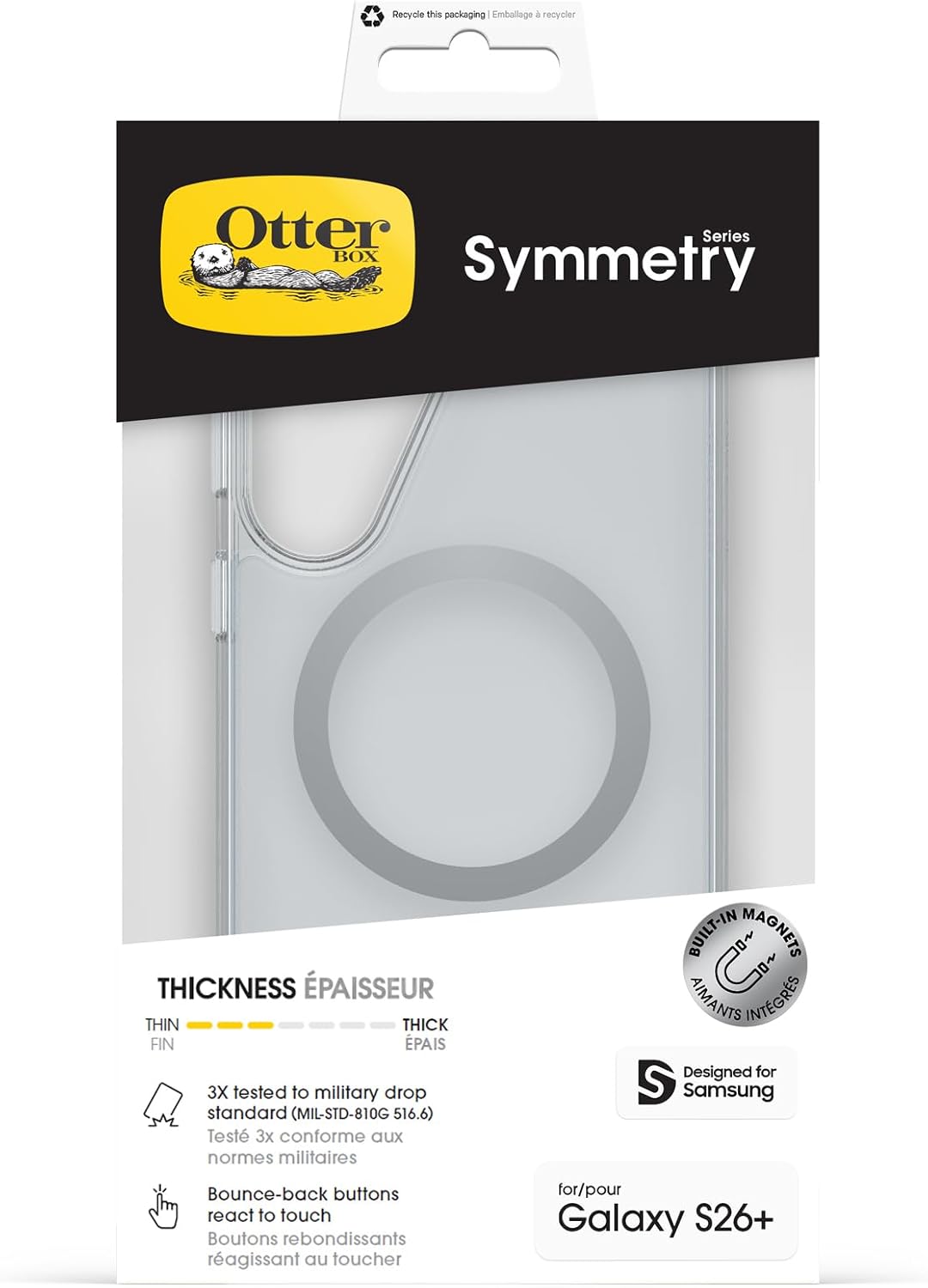 Thumbnail 6 de OtterBox Symmetry Series Mag Galaxy S25+ bleu 15 W