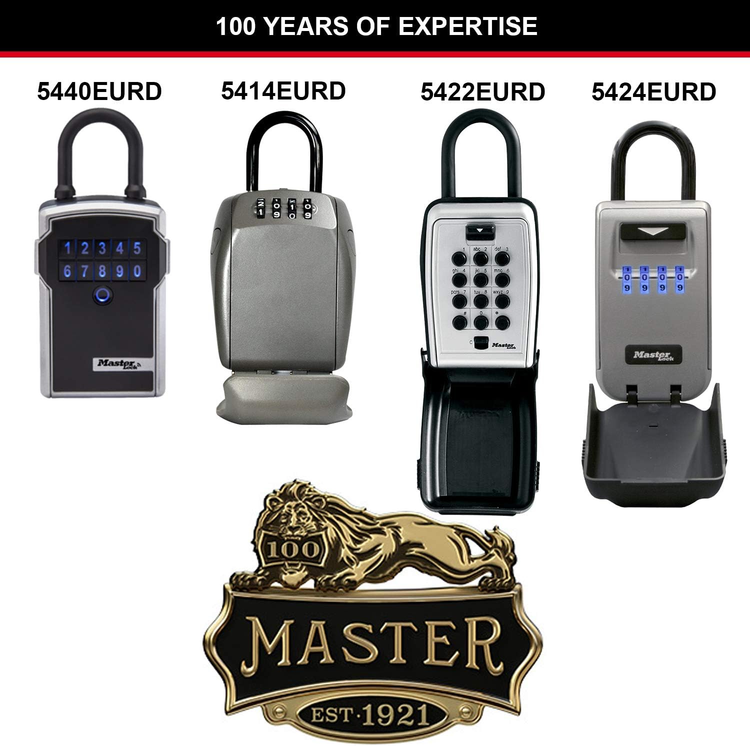 Thumbnail 6 de Master Lock 5414EURD: Cassaforte per chiavi a sicurezza rinforzata con arco integrato