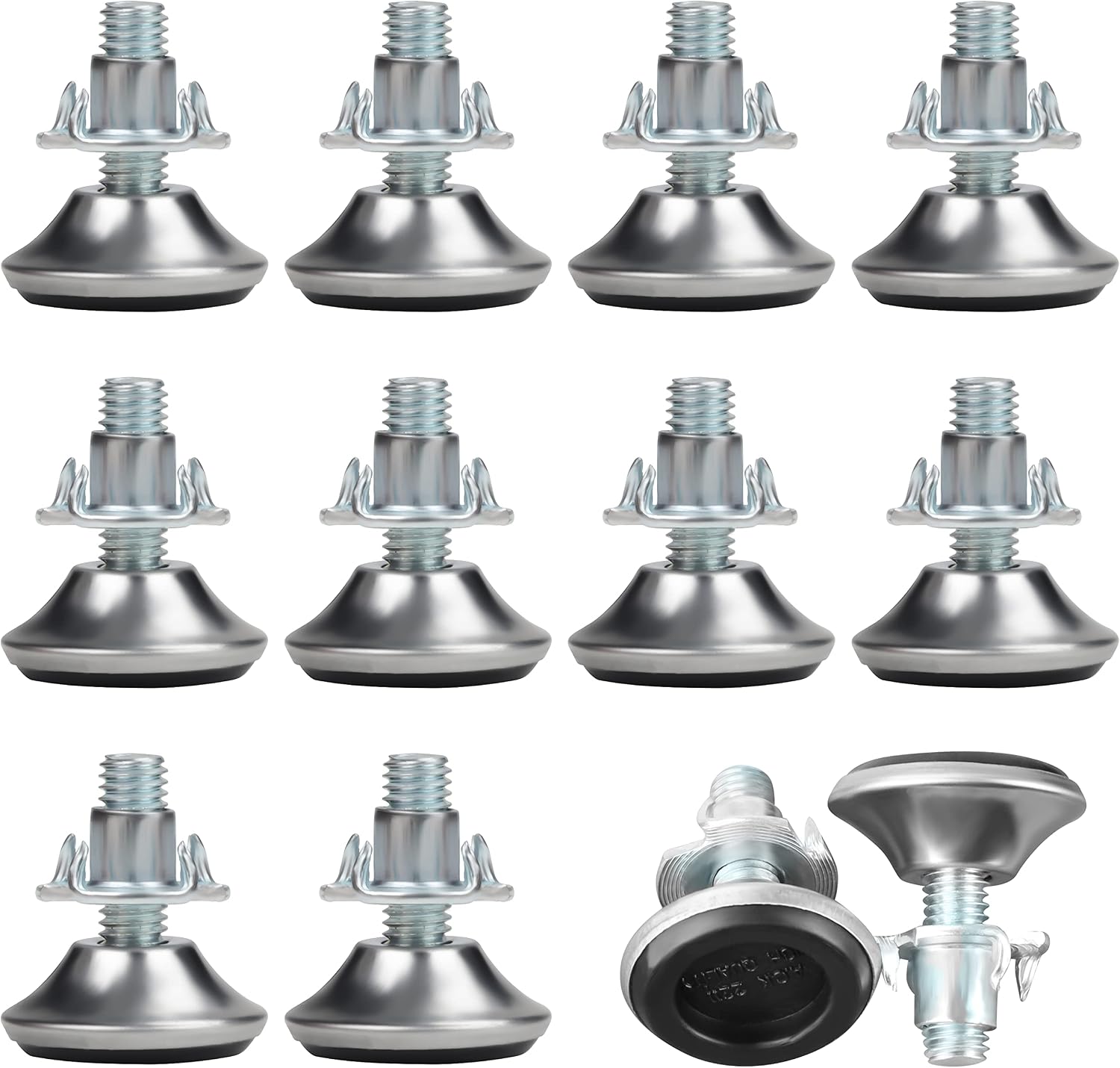 BELLE VOUS Möbelfüße verstellbare 12 Stück M8