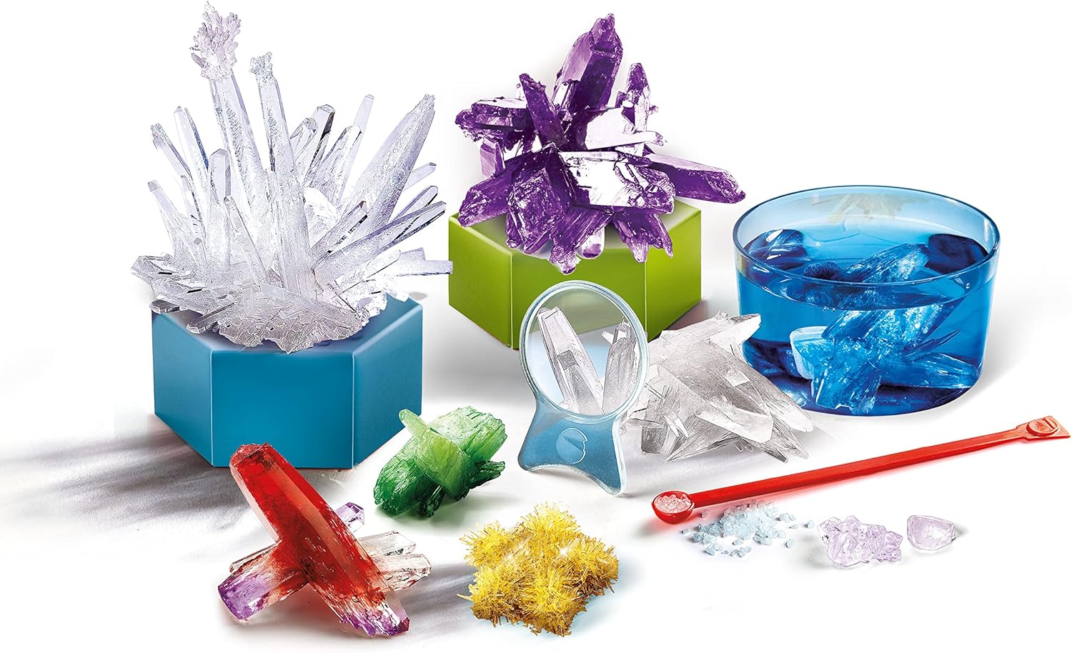 Thumbnail 1 de Clementoni Galileo Kristalle – Experimentierkasten per scoprire come crescono i cristalli