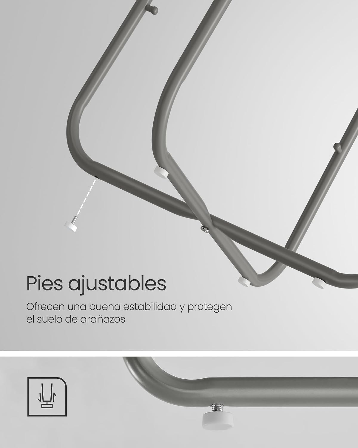 Thumbnail 6 de VASAGLE LET223GD01 mesa auxiliar 45 cm