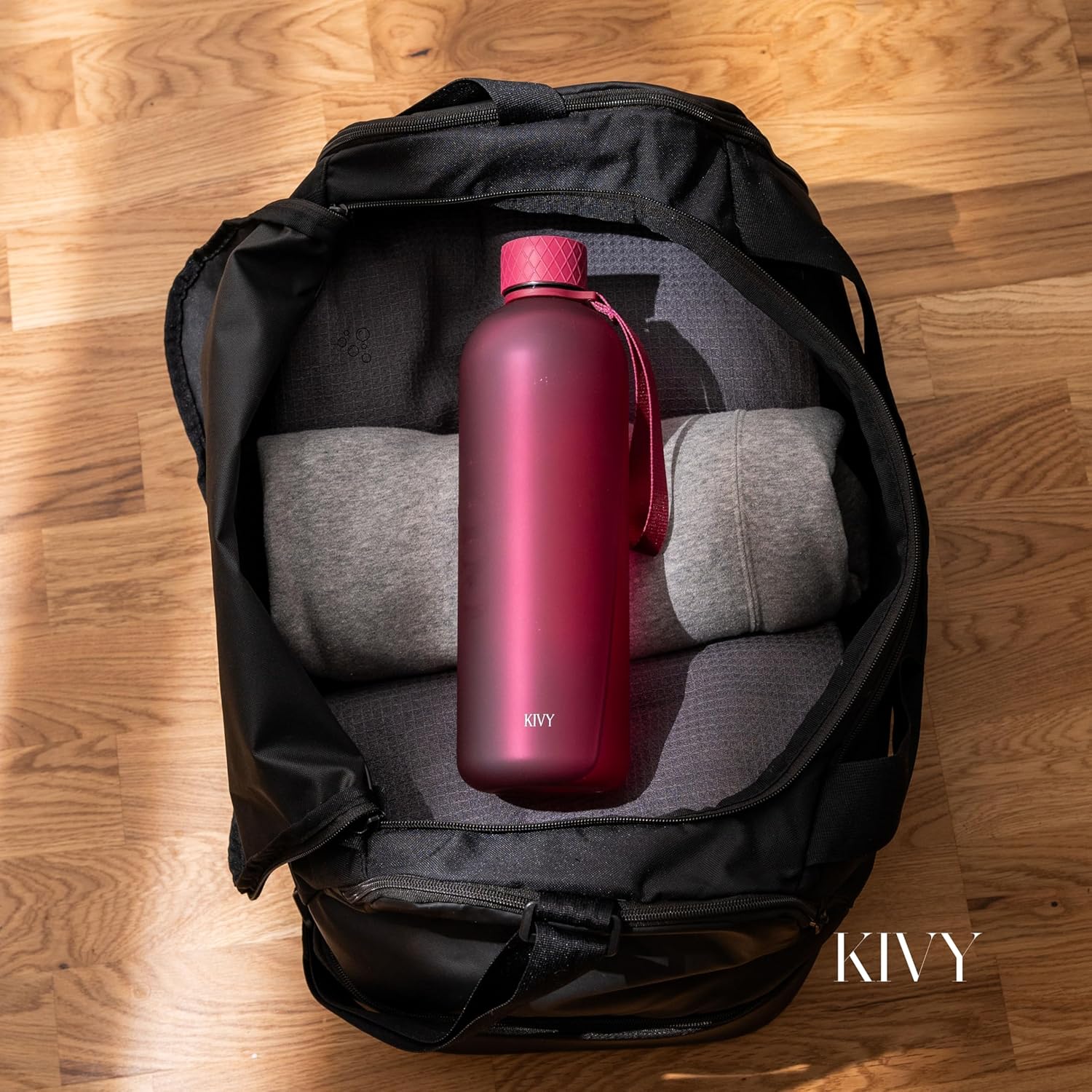 Thumbnail 1 de KIVY Large Water Bottle 50oz: Lightweight, Shatterproof 1.5L Hydration for Travel, Gym, and School