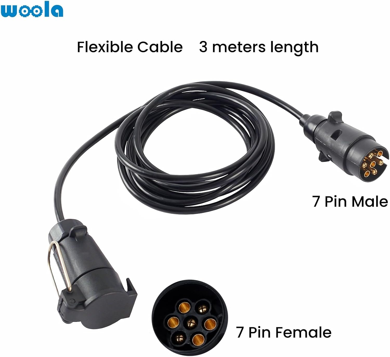 Thumbnail 1 de Woola 12V 7 Pin Trailer Plug