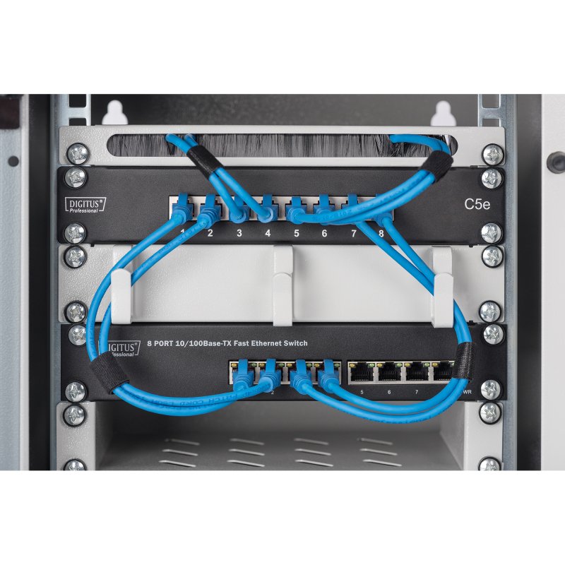 Detalle 2 de Digitus DN-10-05U-1 Armario Mural 10" 6U 254 mm