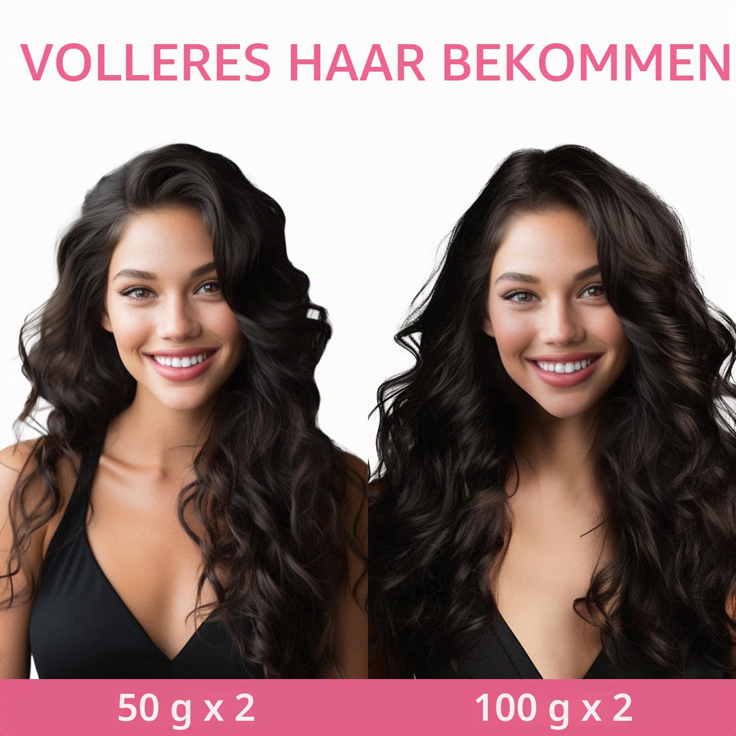 Detalle de WENNALIFE Echthaar Tape-In Extensions 30,5 cm Dunkelbraun, 40 Stück – Wiederverwendbare Haarverlängerungen mit unsichtbarem Klebeband
