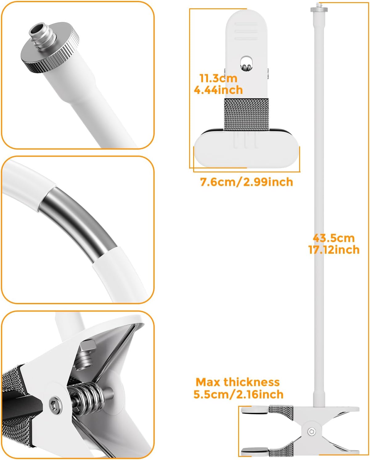 Thumbnail 4 de Baaltec Flexible Baby Monitor Stand Holder for VTech VM923/924 (2024 Series) and VM901/VM923 (2024 Series)