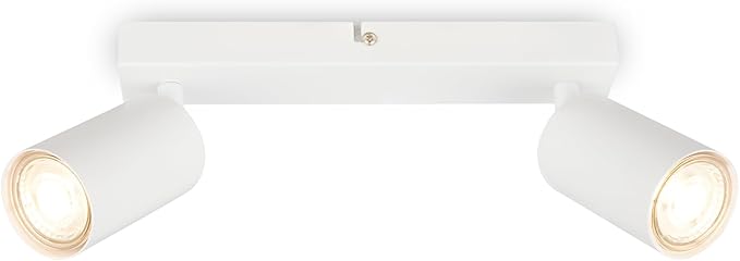 Detalle de Briloner Focos LED Orientables GU10, 9W, 25.5cm, Blanco