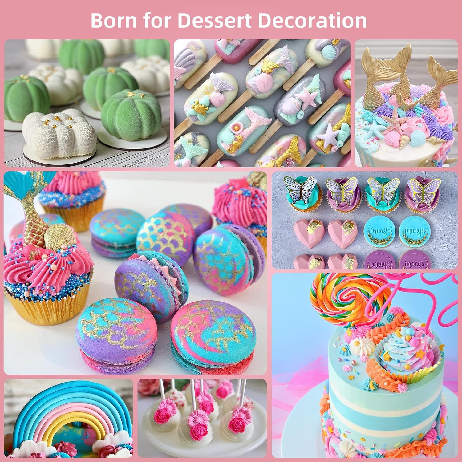 Detalle 2 de Cherrysea 26-Color Liquid Food Coloring Set for Baking and Dessert Decorating