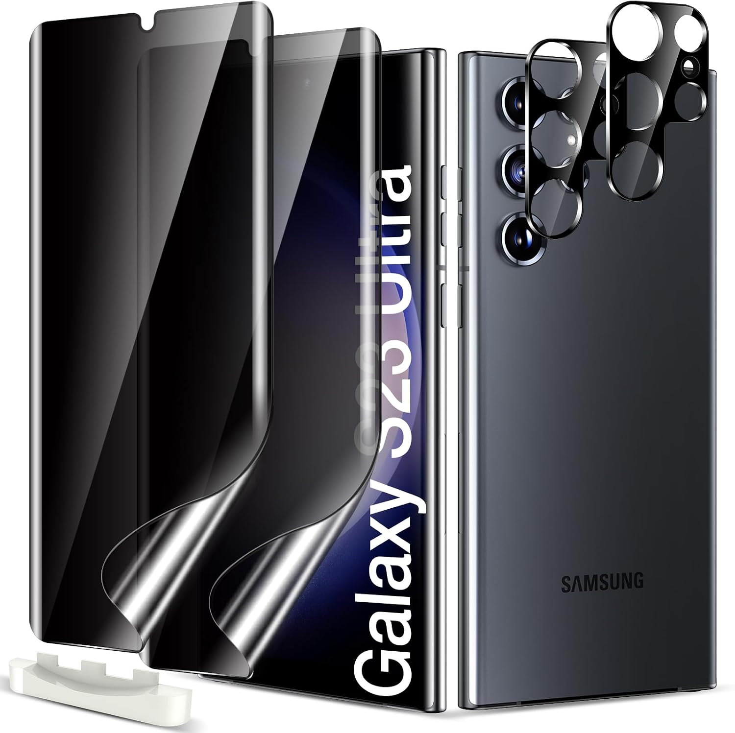 Thumbnail 6 de LK 2+2 Pack Samsung Galaxy S24 Ultra screen protector 2-pack