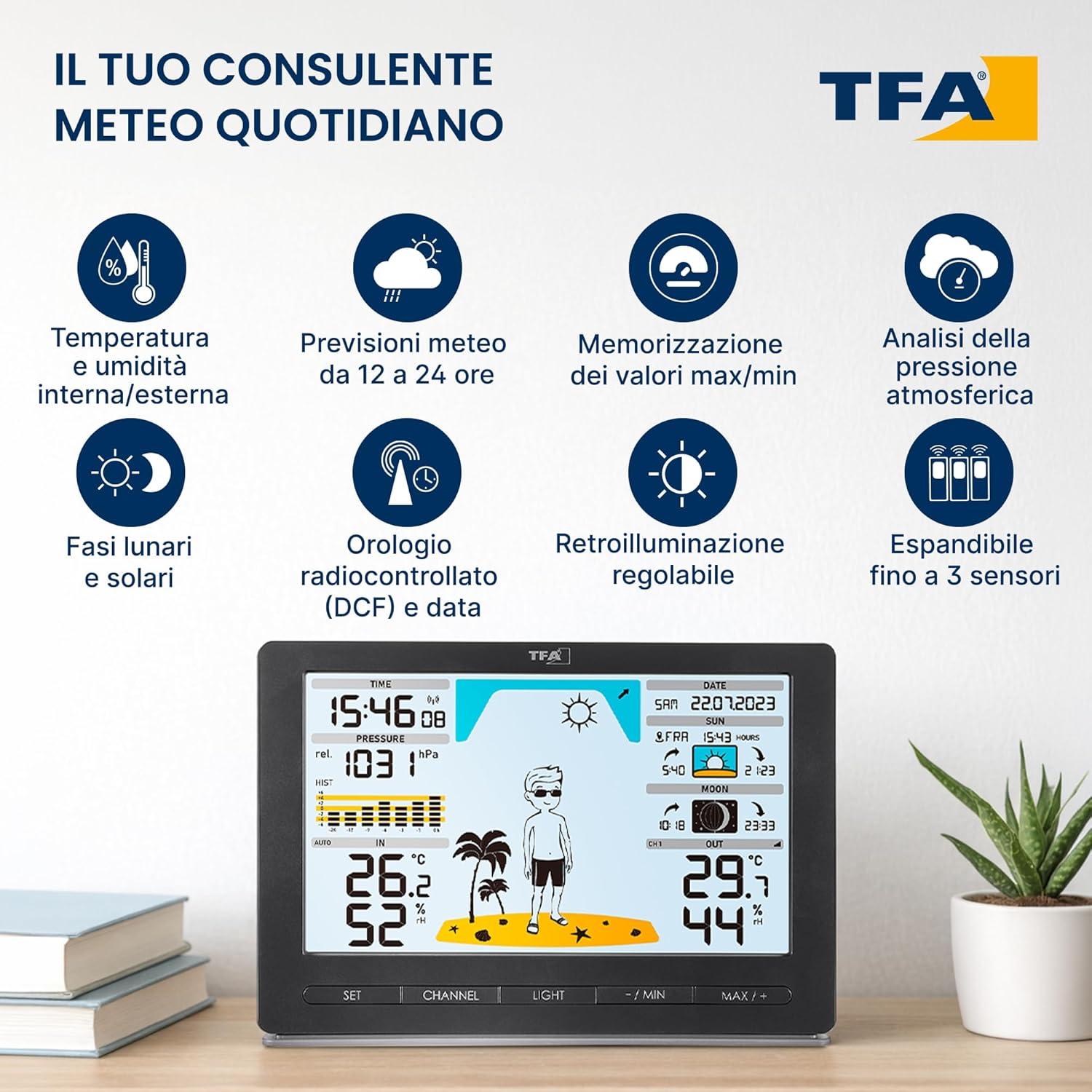 Detalle de TFA Dostmann METEO JACK stazione meteo wireless