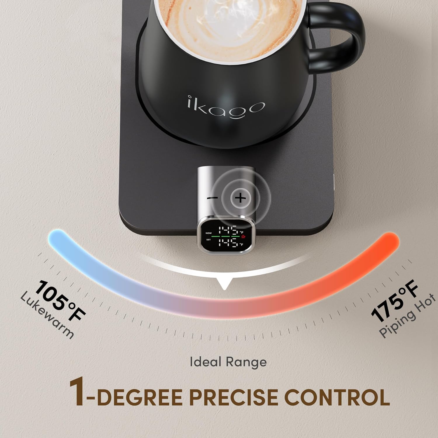 Thumbnail 1 de Coffee Mug Warmer & iKago Mug Set with Accurate Temperature Control