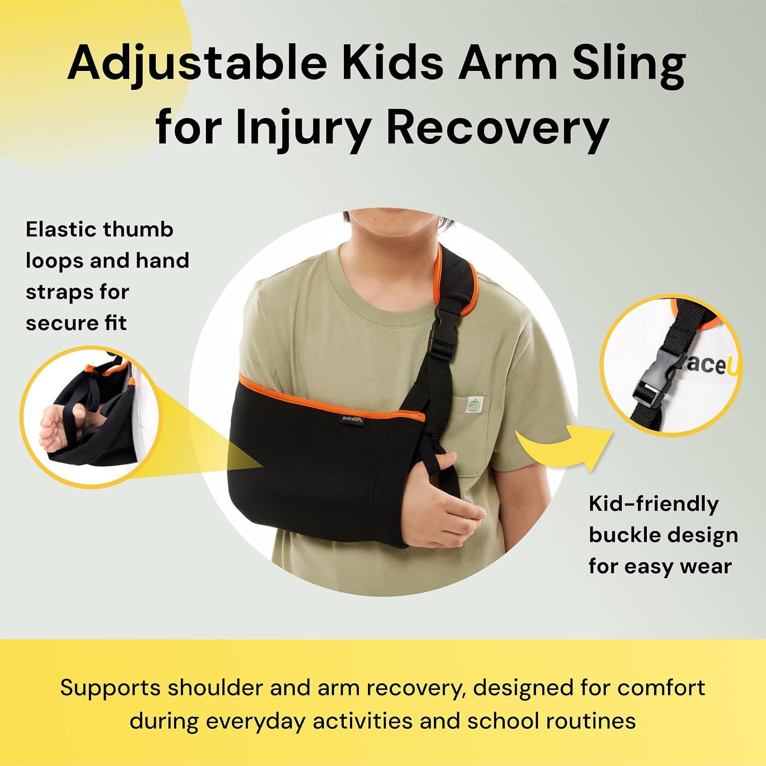 Detalle 2 de BraceUP Arm Sling for Kids 110–150 cm