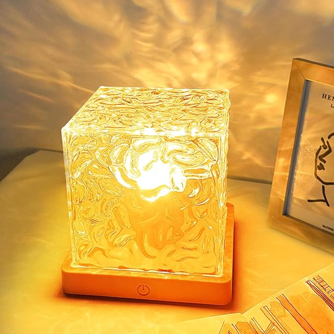 Detalle de GY Wave Lamp Cubo 🌊 Proyector Oceanía y Galaxia, Luz Nocturna