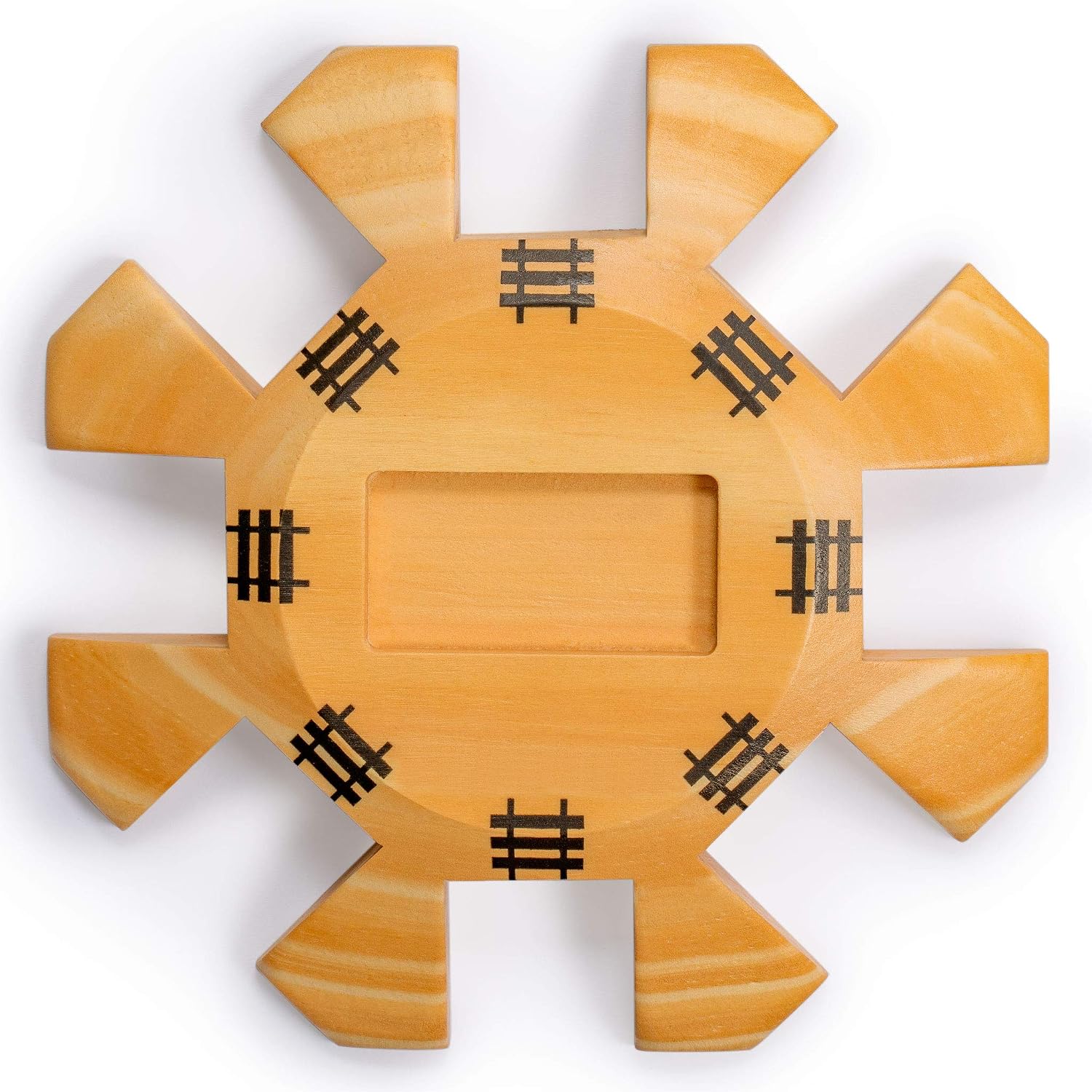 Thumbnail 1 de Yellow Mountain Imports Wooden Hub Centerpiece for Mexican Train Dominoes (Up to 8 Players)