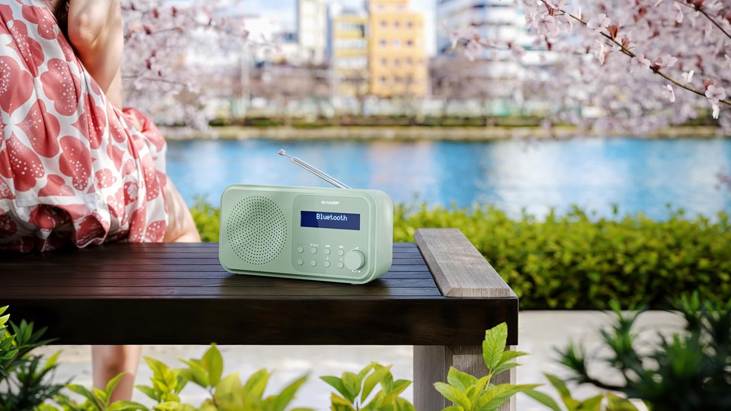 Thumbnail 2 de Shap DR-P420(GN): radio DAB+/FM compatta e portatile con Bluetooth e alimentazione USB o a batteria (verde)