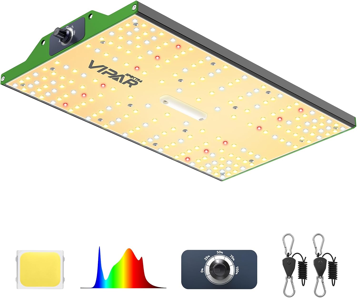 Detalle de VIPARSPECTRA P700 LED Grow Light, 70W Dimmable Full-Spectrum Lamp