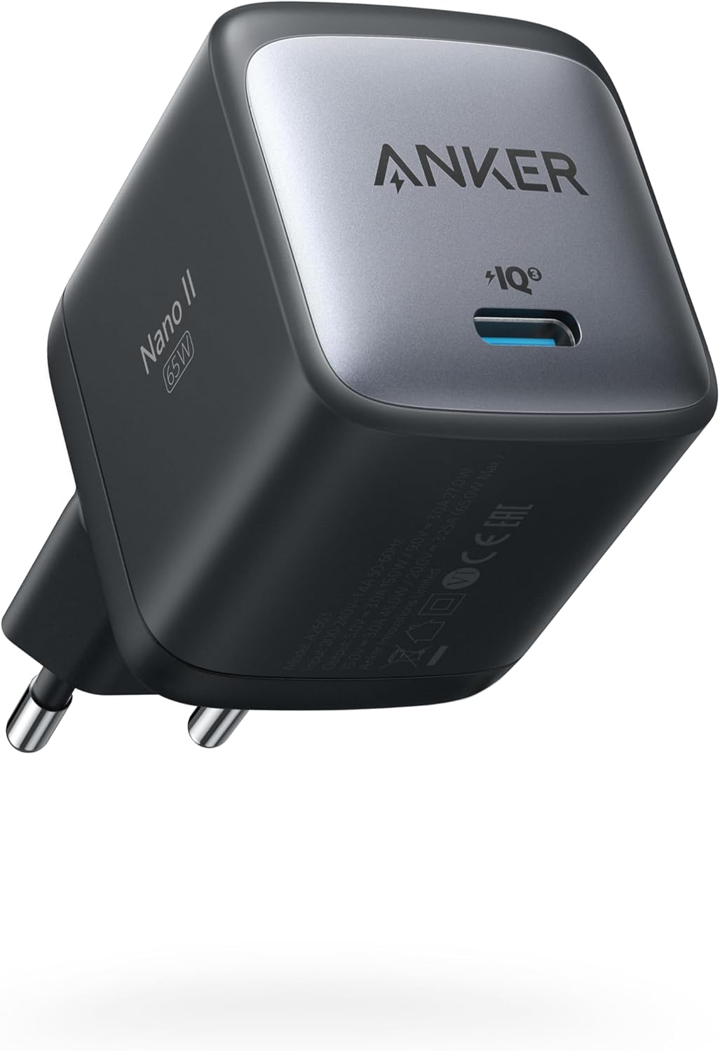 Detalle de Anker Nano II 65W USB-C Ladegerät Netzteil – kompakt, schnell, zuverlässig