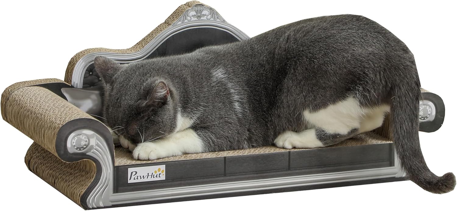 Detalle de PawHut Rascador 2 en 1 Sofá Gatos
