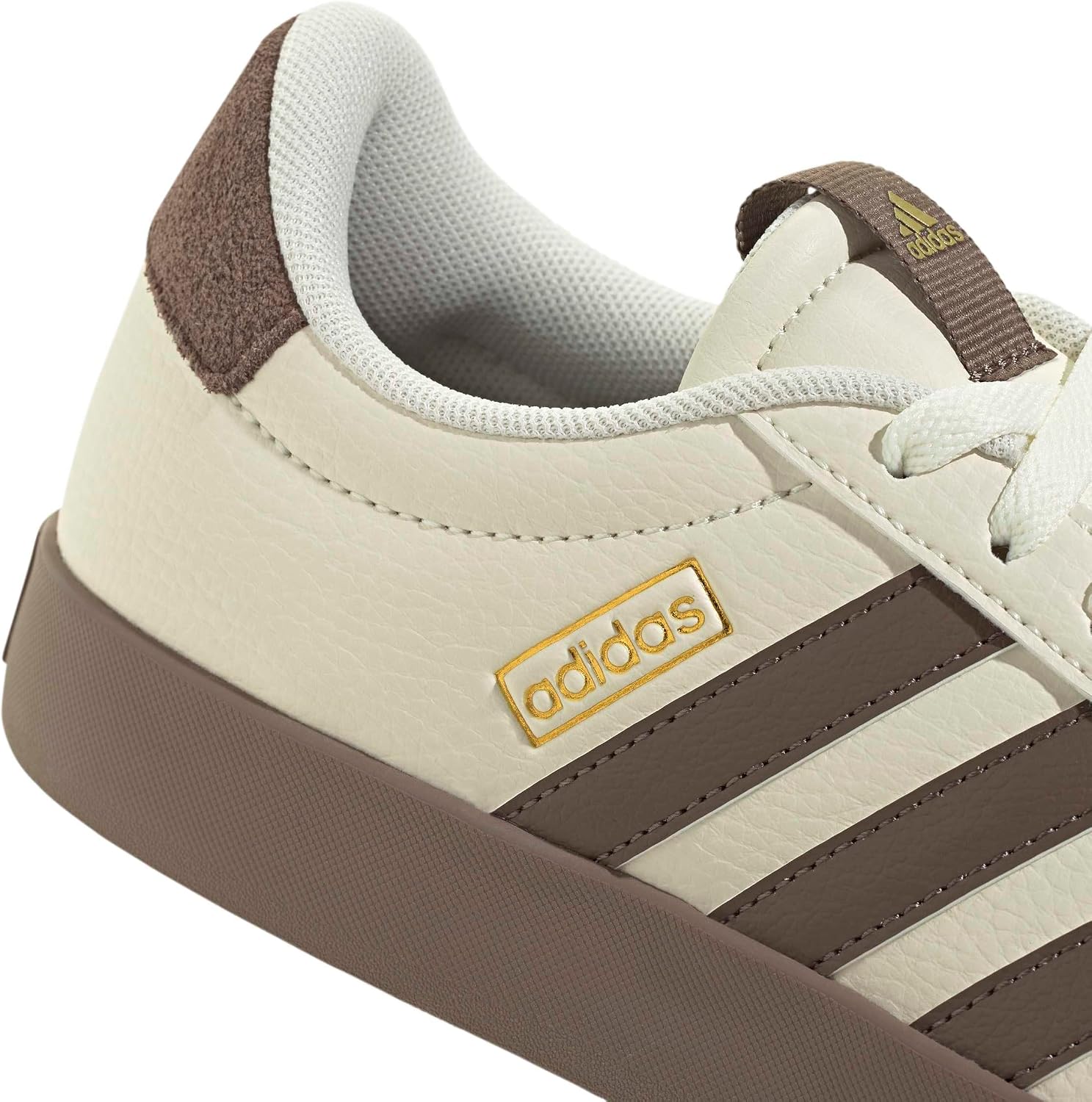 Thumbnail 6 de adidas Damen Vl Court 3.0 Shoes – Off White / Earth Strata / Gold met. (Größe 39 1/3 EU)