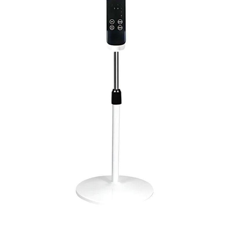 Detalle de Ventilador de Pie HTW VP60FS 60W: altura regulable, 3 velocidades y mando a distancia