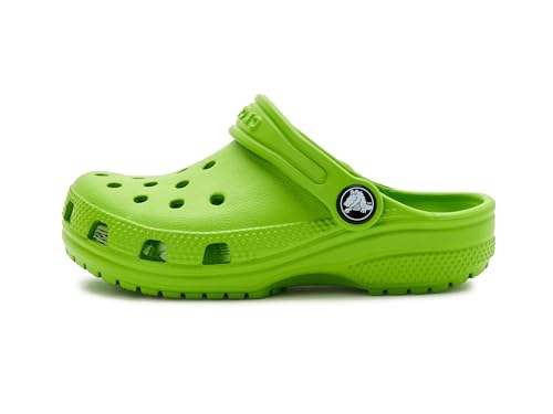 Detalle de Crocs zuecos clásicos Verdes para niño – talla 7 UK (7 UK Child) de Crocs