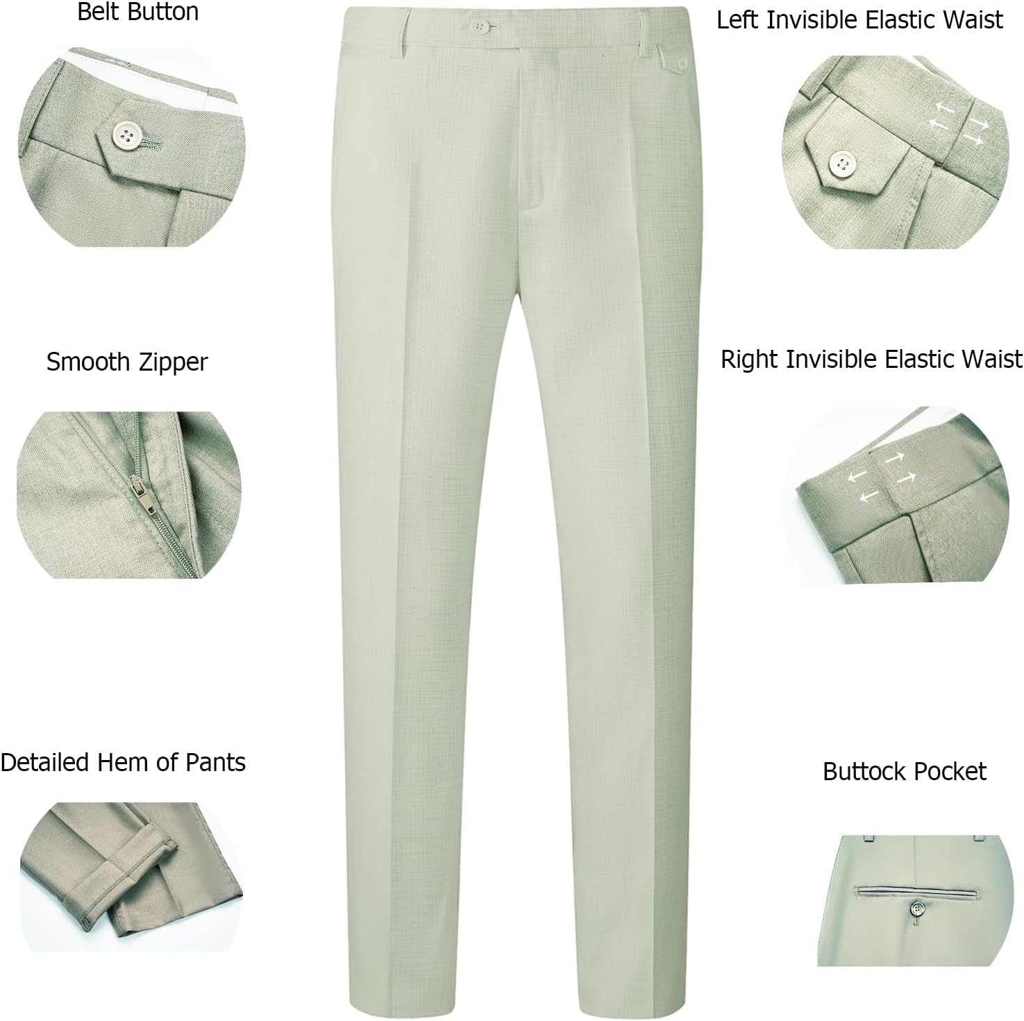 Thumbnail 4 de WULFUL Men's 3-Piece Suit Set
