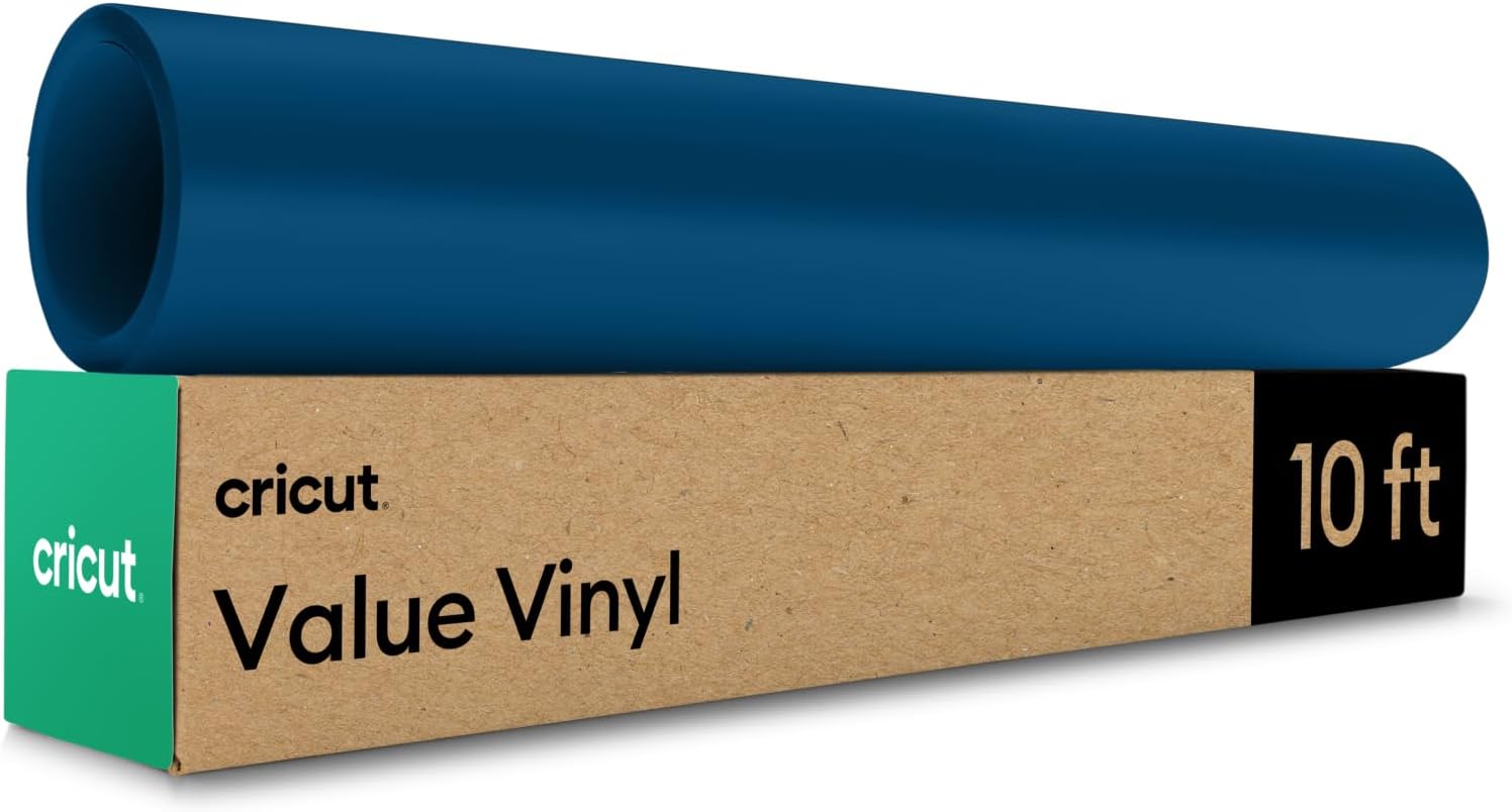 Cricut Film vinyle pour traceur, 3 m, bleu marine
