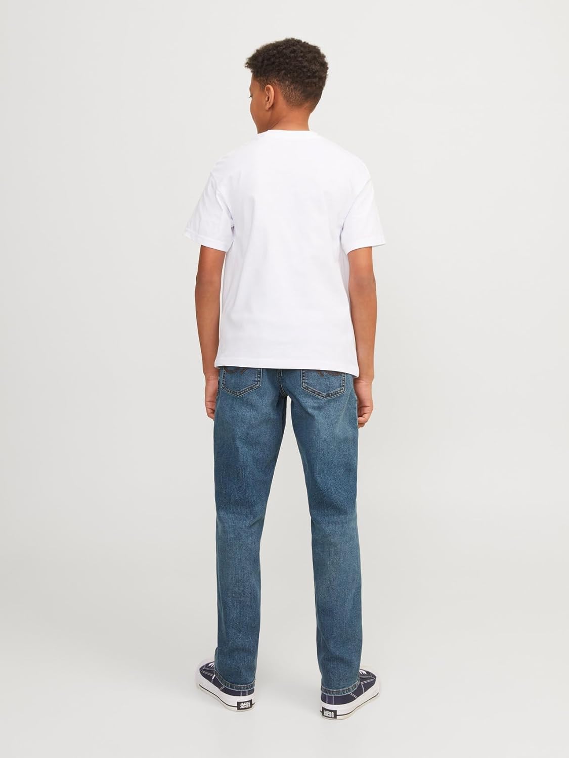 Detalle 2 de JACK & JONES JJICLARK JOS 278 : jean coupe regular à taille mi-haute