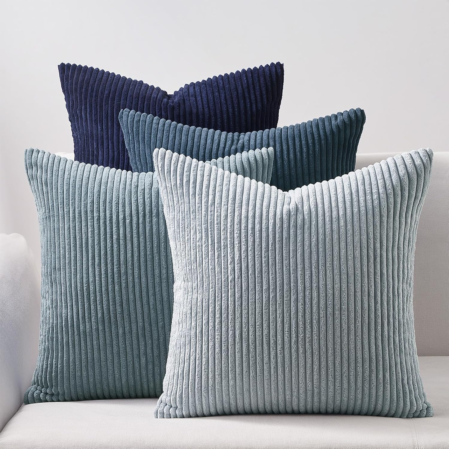 Detalle de Topfinel Kissenbezug 45x45 4er Set 🛋