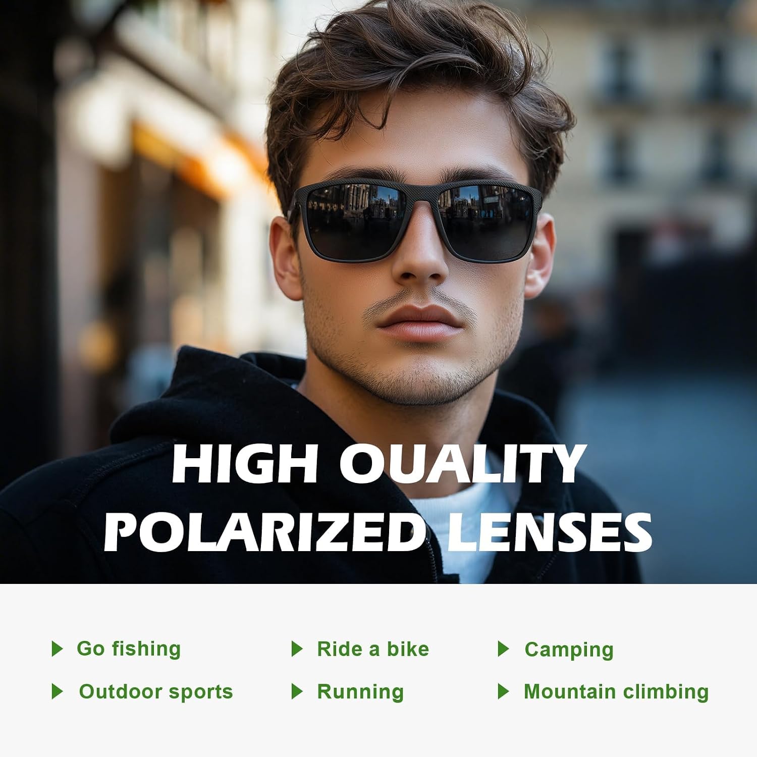Detalle 2 de Fanshen Polarized Sports Sunglasses 🕶