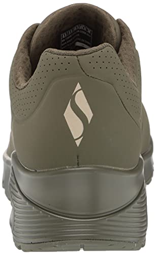 Detalle de Skechers Damen UNO Stand ON AIR Sneakers Olive Durabuck, 39.5 EU
