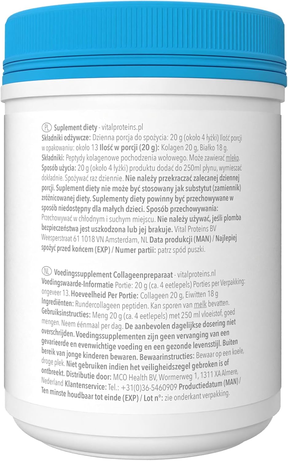 Thumbnail 6 de Vital Proteins Collageen Peptiden Poeder, 264 g – gehydrolyseerd en ongearomatiseerd