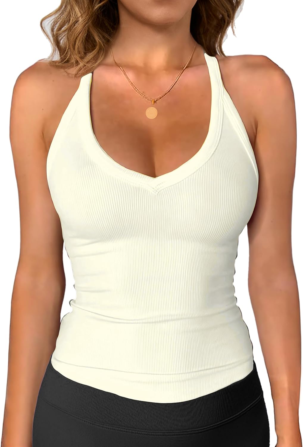 iGENJUN Racerback Slim Fit Tank top for Women