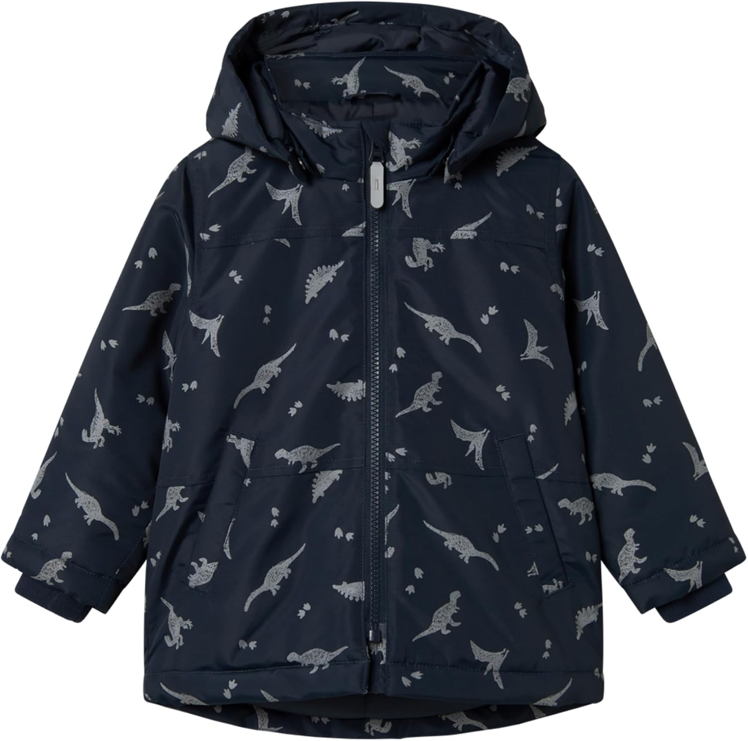 Detalle de NAME IT Nmmmax Pa Jacket Ref AOP Noos Vest – Veste garçon imprimé intégral avec capuche amovible
