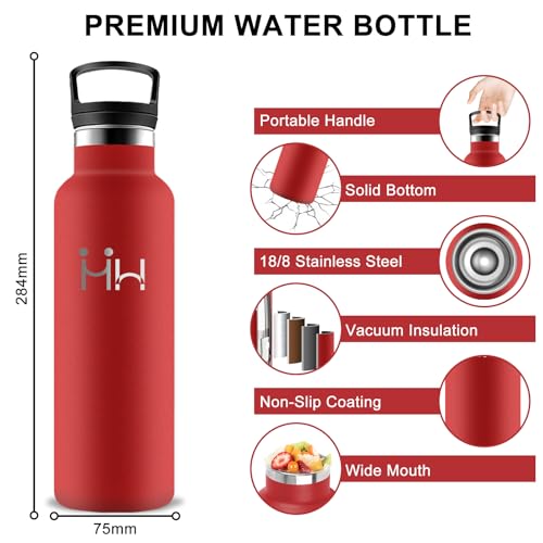 Detalle 2 de Botella Agua Acero Inoxidable 750 ml 🚰