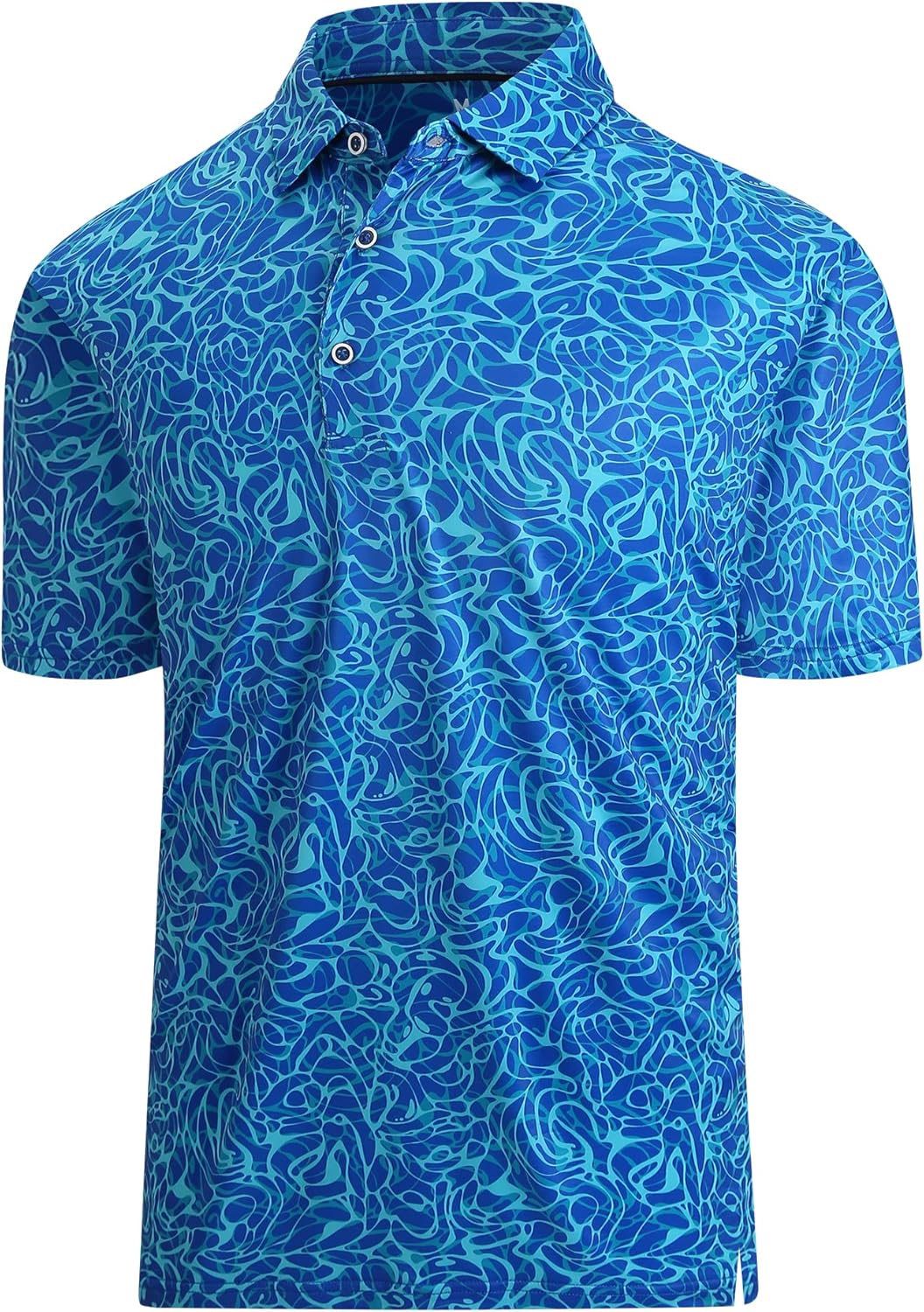 Detalle de Damipow Premium Golf Shirts for Men Dry Fit Performance Polo (Short Sleeve)
