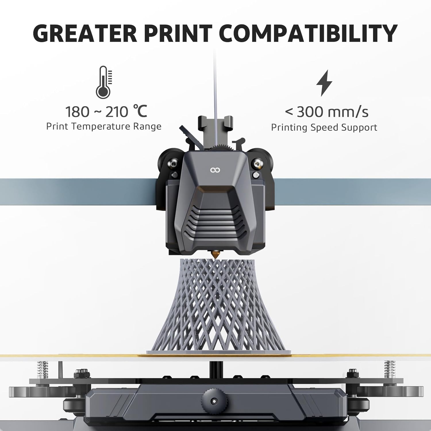 Detalle de ELEGOO PLA PRO 1.75mm Black 1kg Filament – Neatly Wound, Low-Temp Printing with High Dimensional Accuracy