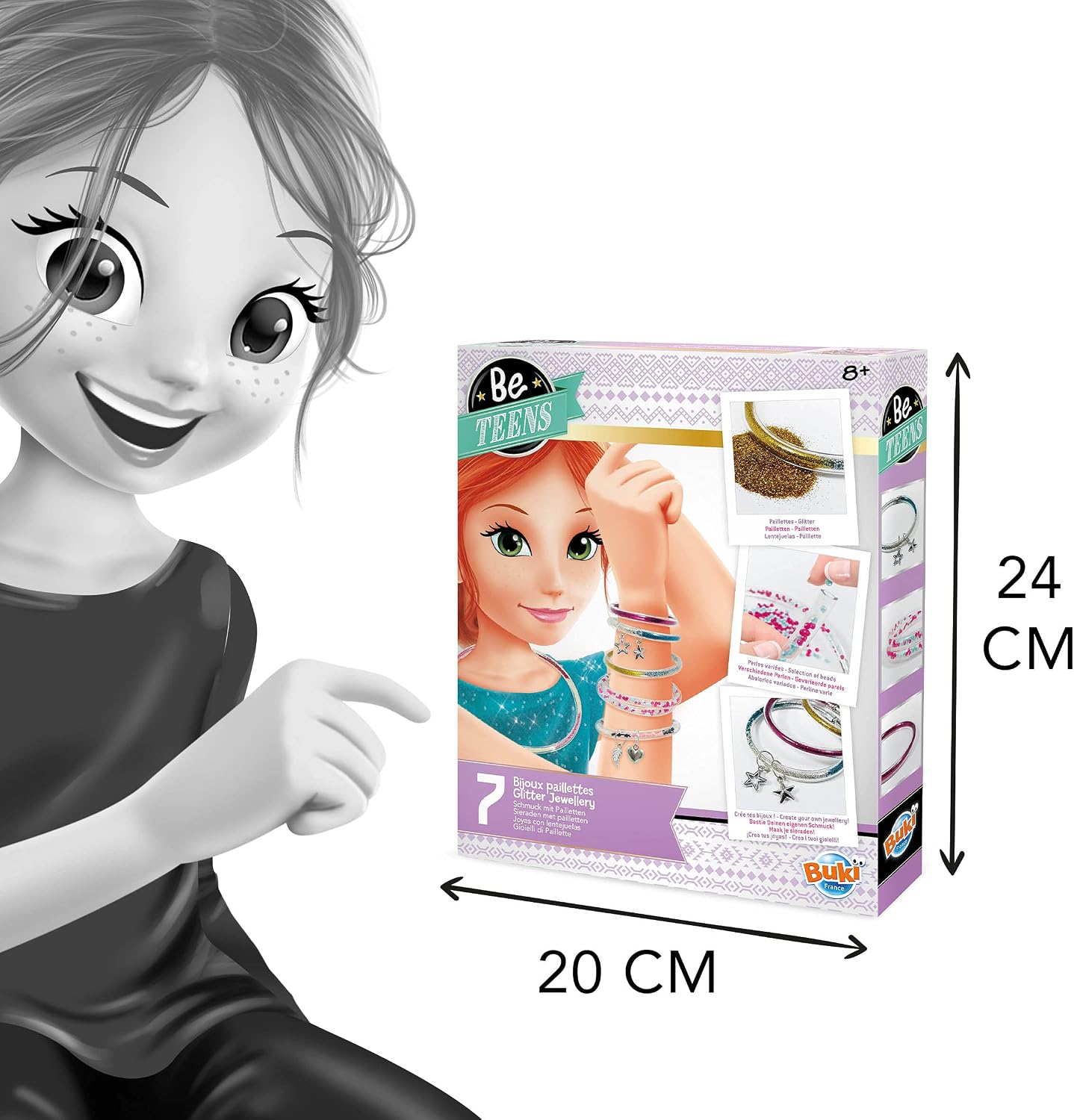 Thumbnail 6 de Buki - Gioielli di Paillette: kit creativo per kid dai 8 anni