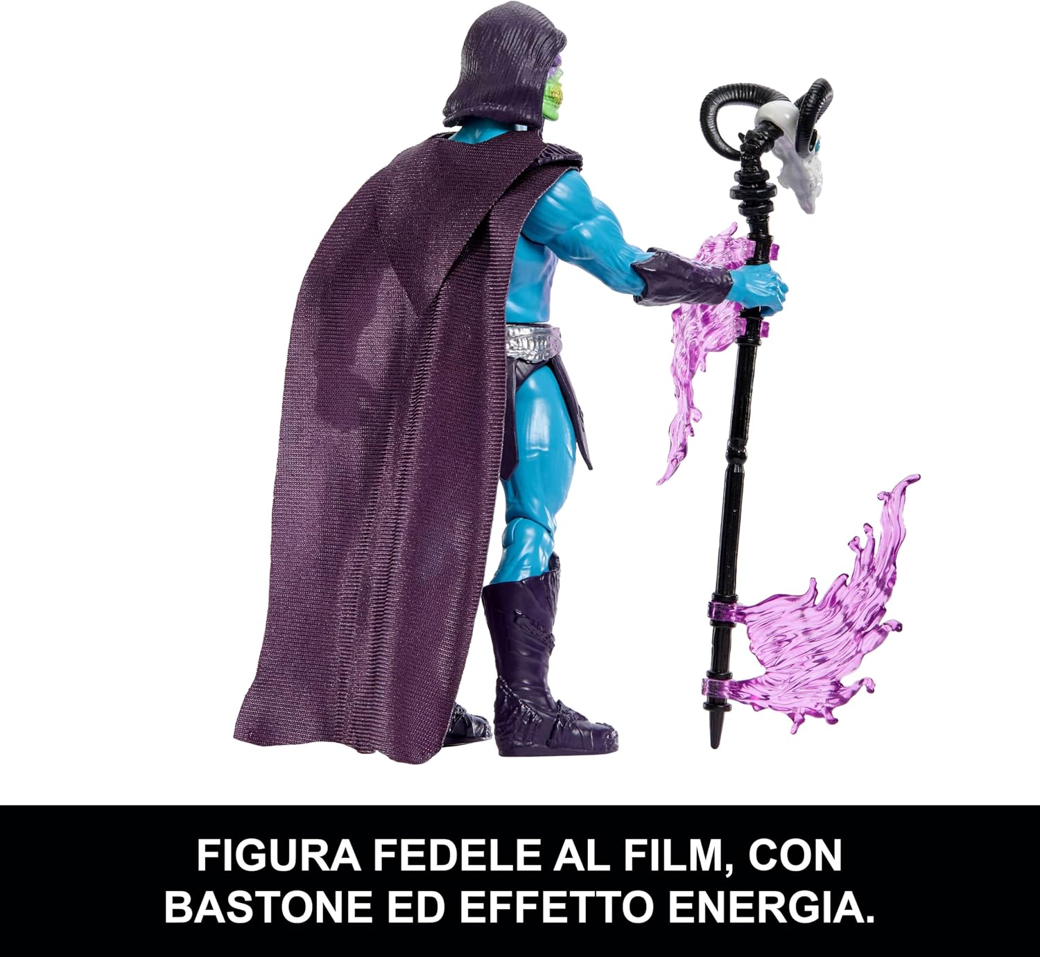 Thumbnail 2 de Masters of the Universe: Skeletor, action figure con scettro Havoc – 14 cm, versione ispirata al film 2026