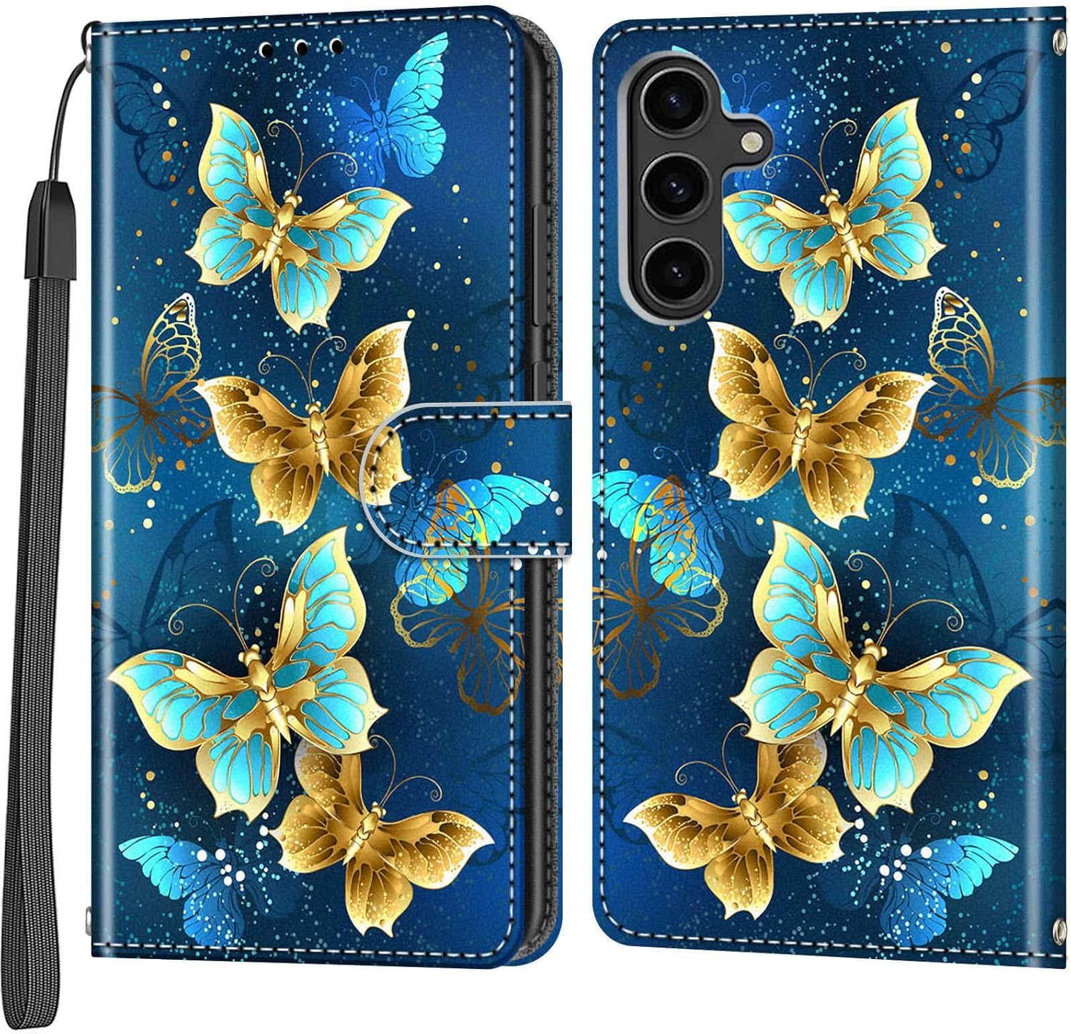 Thumbnail 2 de Haninsuze Handyhülle für Samsung Galaxy S24 Plus – PU-Leder Flip Case mit Kartenfach, Ständer und Kameraschutz
